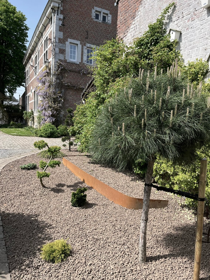Bordure en corten