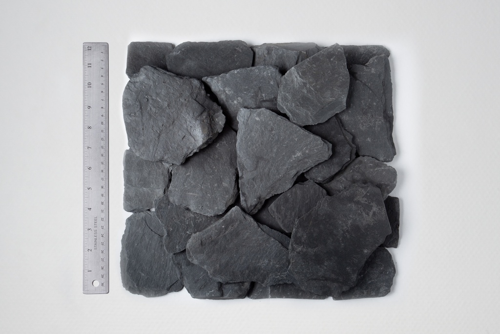 [WS-60100] Blauwe schist-mulch, formaat 60–100 mm (Big Bag ± 1400 kg)