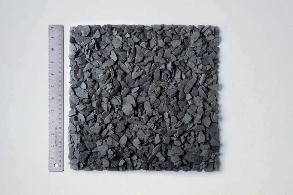 [WS-1225V-P004] Blauwe schist-mulch, formaat 10–20 mm (Big Bag ± 1400 kg) (Bulk)